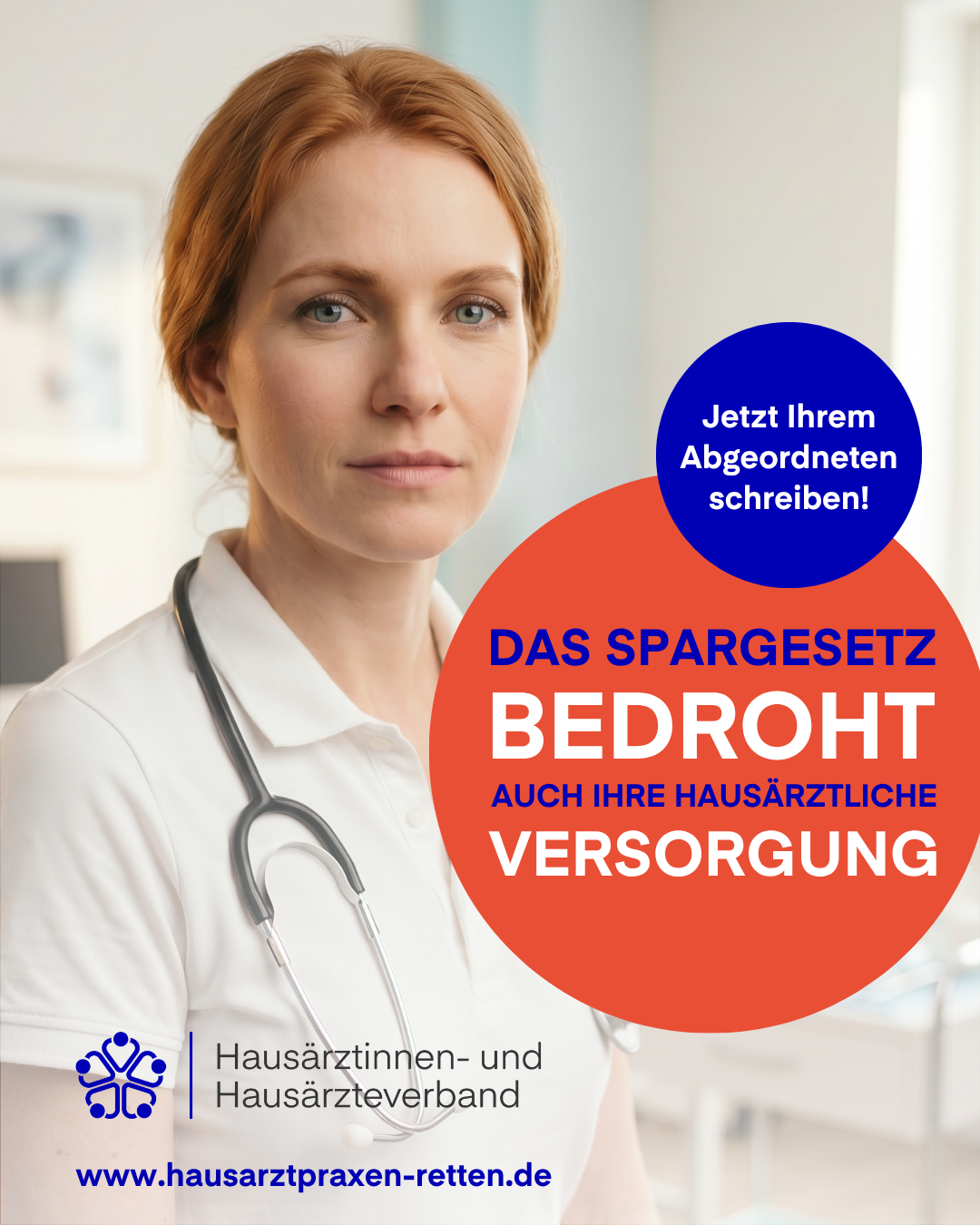 Das Spargesetz bedroht auch Ihre hausärztliche Versorgung